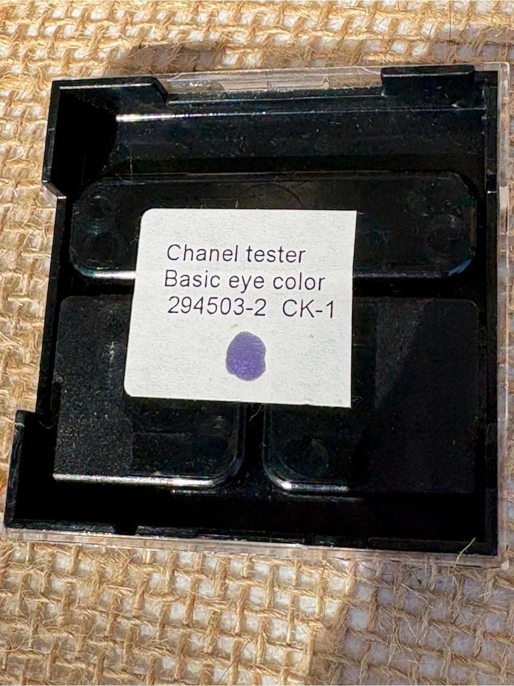 CHANEL Tester ‘Canyon’ Trio Eyeshadow Palette — Teal, Olive & Copper Brown